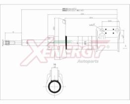 AP XENERGY X831333 - AMORTIGUADOR OPEL TIGRA ANT GAS