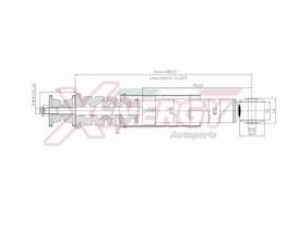 AP XENERGY X807343 - AMORTIGUADOR NISSAN MICRA K12 POS GAS