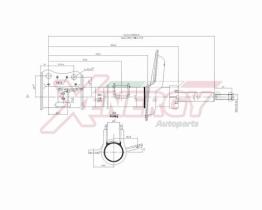 AP XENERGY X409333 - AMORTIGUADOR OPEL AGILA-SUZUKI SPLASH, SWIFT III ANT (SX) GA