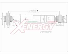 AP XENERGY X358553 - AMORTIGUADOR FORD FOCUS II SW. FOCUS III SW POS GAS