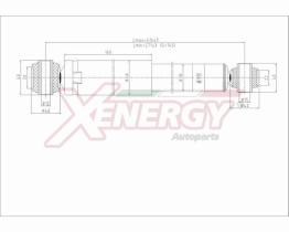 AP XENERGY X307343 - AMORTIGUADOR OPEL ASTRA G SW POS GAS