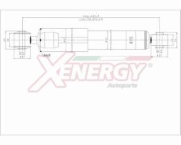 AP XENERGY X810551 - AMORTIGUADOR RENAULT KANGOO POS GAS