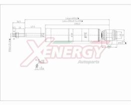 AP XENERGY X420343 - AMORTIGUADOR OPEL AGILA-SUZUKI SPLASH, SWIFT III POS GAS