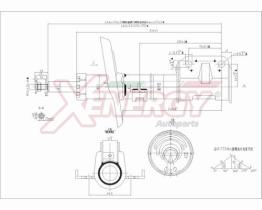 AP XENERGY X762339 - AMORTIGUADOR RENAULT SCENIC III ANT GAS