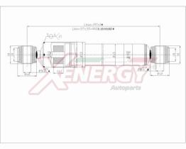 AP XENERGY X991502 - AMORTIGUADOR IVECO DAILY S2000 ANT GAS