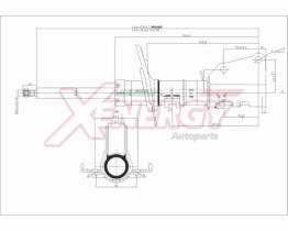 AP XENERGY X766339 - AMORTIGUADOR RENAULT KANGOO ANT GAS