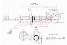 AP XENERGY X901989 - AMORTIGUADOR LANCIA YPSILON (312) ANT (DX) GAS