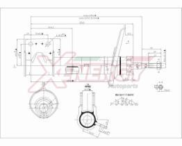 AP XENERGY X773333 - AMORTIGUADOR CITROEN C4 PICASSO. GRAND PICASSO ANT (SX)  GAS