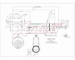 AP XENERGY X772333 - AMORTIGUADOR CITROEN C4 PICASSO. GRAND PICASSO ANT (DX) GAS