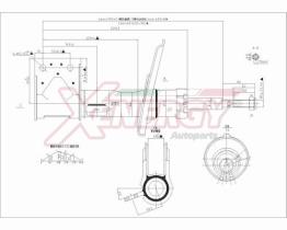 AP XENERGY X828339 - AMORTIGUADOR PEUGEOT 3008 ANT (DX) GAS