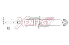 AP XENERGY X702341 - AMORTIGUADOR ALFA ROMEO 159 POS  GAS