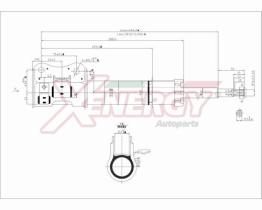 AP XENERGY X139334 - AMORTIGUADOR SUZUKI VITARA ANT (DX) GAS