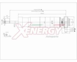 AP XENERGY X085345 - AMORTIGUADOR PEUGEOT 3008 POS GAS