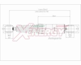 AP XENERGY X166341 - AMORTIGUADOR CITROEN ZX XSARA POS  GAS