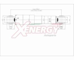 AP XENERGY X237341 - AMORTIGUADOR CITROEN BERLINGO. PEUGEOT PARTNER POS GAS