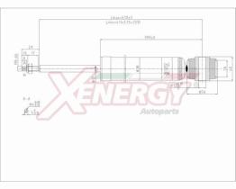 AP XENERGY X8002343 - AMORTIGUADOR FORD FIESTA VI POS GAS