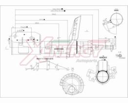 AP XENERGY X772339 - AMORTIGUADOR FIAT SCUDO (270) ANT (SX)  GAS