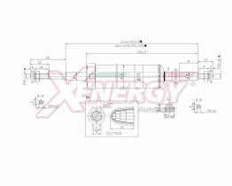 AP XENERGY X041349 - AMORTIGUADOR BMW SERIE 1 (E81,E82,E87,E88), 2 (E90,E91,E93)