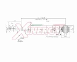 AP XENERGY X063348 - AMORTIGUADOR NISSAN MICRA IV (K13) GAS POS