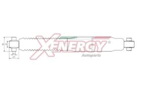 AP XENERGY X076345 - AMORTIGUADOR PEUGEOT 207 GAS POS