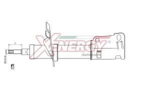 AP XENERGY X250339 - AMORTIGUADOR FIAT FREEMONT GAS ANT SX