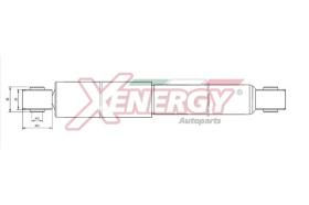 AP XENERGY X286344 - AMORTIGUADOR HYUNDAI H1, STAREX MPV GAS POS