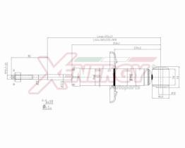 AP XENERGY X297343 - AMORTIGUADOR SEAT CORDOBA, IBIZA II-VW POLO, POLO GAS POS