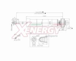 AP XENERGY X298343 - AMORTIGUADOR SKODA OCTAVIA, ROOMSTER-VW BORA,GOLF IV GAS POS