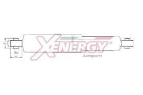 AP XENERGY X304343 - AMORTIGUADOR DAEWOO MATIX GAS POS