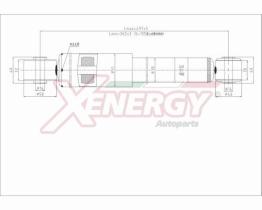 AP XENERGY X305343 - AMORTIGUADOR MERCEDES BENZ CLASSE V, VITO GAS POS