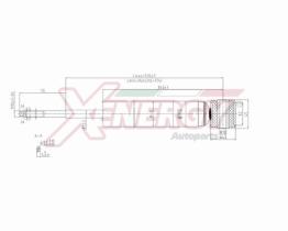 AP XENERGY X309343 - AMORTIGUADOR SEAT AROSA-VW LUPO GAS POS