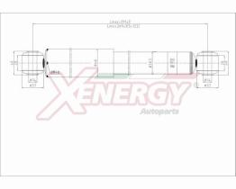 AP XENERGY X337553 - AMORTIGUADOR MERCEDES BENZ VIANO (W639), VITO GAS POST