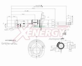 AP XENERGY X379333 - AMORTIGUADOR FORD FUSION GAS ANT DX