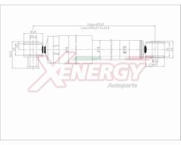 AP XENERGY X392343 - AMORTIGUADOR FORD TRANSIT GAS POS