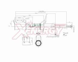 AP XENERGY X502332 - AMORTIGUADOR HYUNDAI I10 GAS ANT DX