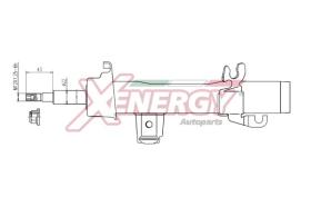 AP XENERGY X698334 - AMORTIGUADOR MINI COOPER, ONE, CABRIOLET GAS ANT DX