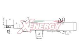 AP XENERGY X699334 - AMORTIGUADOR MINI COOPER, ONE, CABRIOLET GAS ANT SX