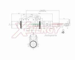 AP XENERGY X701331 - AMORTIGUADOR MERCEDES BENZ SPRINTER 3.5TON-VW CRAFTER 30,35