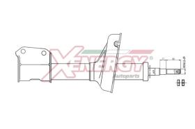 AP XENERGY X701338 - AMORTIGUADOR RENAULT TWINGO II GAS ANT