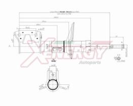 AP XENERGY X737338 - AMORTIGUADOR DACIA DUSTER GAS ANT