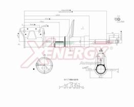 AP XENERGY X738338 - AMORTIGUADOR DACIA DUSTER GAS POS