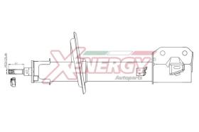 AP XENERGY X754333 - AMORTIGUADOR FIAT SEDICI-SUZUKI SX4 GAS ANT SX