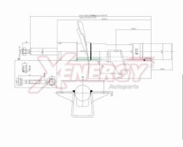 AP XENERGY X759339 - AMORTIGUADOR FORD MONDEO III GAS POS