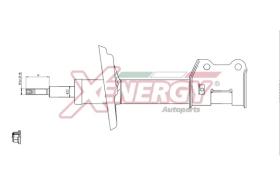 AP XENERGY X761339 - AMORTIGUADOR DELANTERO DCHO