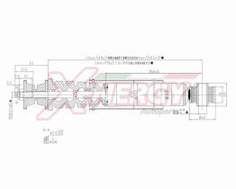 AP XENERGY X810343 - AMORTIGUADOR NISSAN NOTE GAS POS