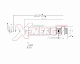 AP XENERGY X824343 - AMORTIGUADOR AUDI A1 GAS POS