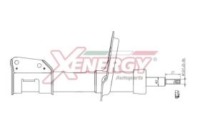 AP XENERGY X848324 - AMORTIGUADOR FIAT TEMPRA, TIPO-LANCIA DEDRA, DELTA II GAS AN