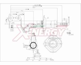 AP XENERGY X148332 - AMORTIGUADOR NISSAN MICRA IV (K13) 2010 GAS ANT DX