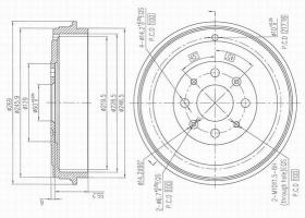 AP XENERGY X654360 - TAMBOR FIAT GRANDE PUNTO