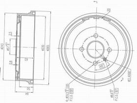 AP XENERGY X654229 - TAMBOR OPEL ASTRA. VECTRA